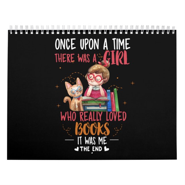 Calendário Era Uma Vez Uma Garota Que Realmente Livros (Capa)