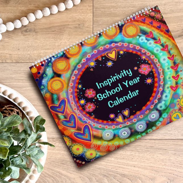 Calendário Escola de Inspiração animada e alegre (Criador carregado)