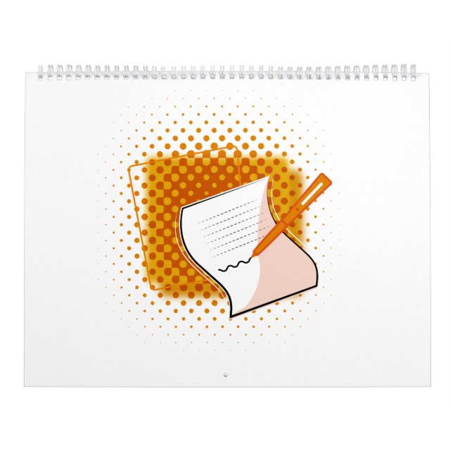 Calendário Escrevendo sobrevoo (Capa)