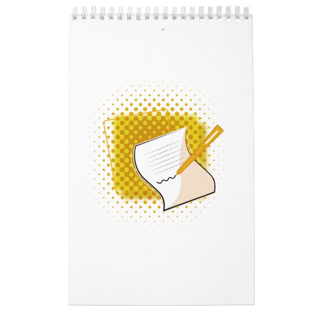 Calendário Escrevendo sobrevoo (Capa)