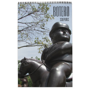 Calendário esculturas de botero 2025