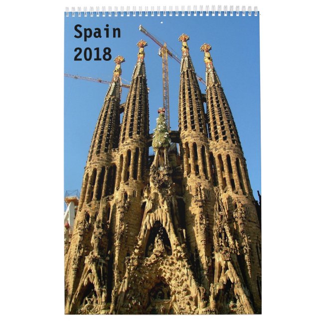 Calendário Espanha 2018 (Capa)