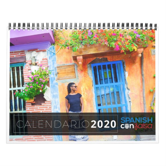Calendário Espanhol Salsa 2020 - En Español (Capa)