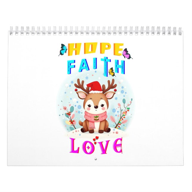 Calendário Esperança Fé Amor (Capa)
