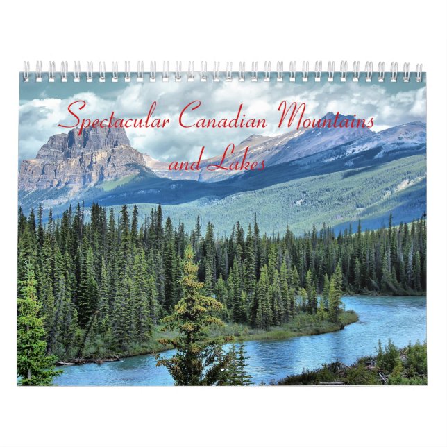 Calendário Espetacular dos Lagos e Montanhas Canad (Capa)