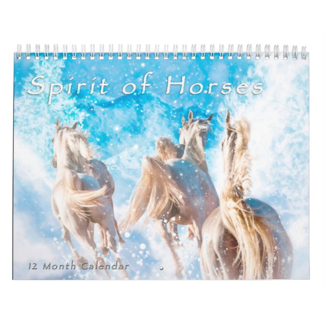 CALENDÁRIO ESPÍRITO DE HORSES ART (Capa)