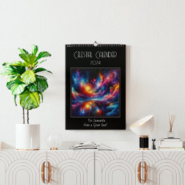 Calendário Espiritual Celestial Vibrante