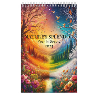 Calendário Esplendor ano i2025 Terra Botânica Serena