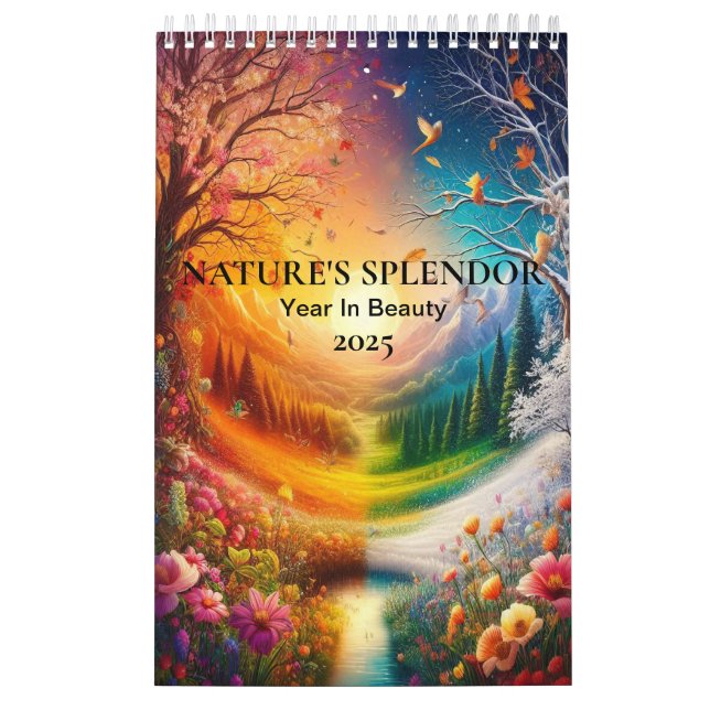 Calendário Esplendor ano i2025 Terra Botânica Serena