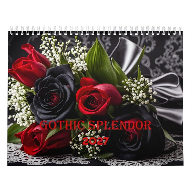 Calendário Esplendor Gótico (Capa)