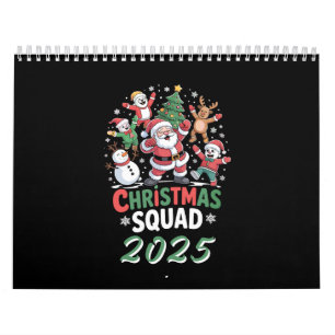 Calendário Esquadrão de Natal Personalizado 2025 Família Papa