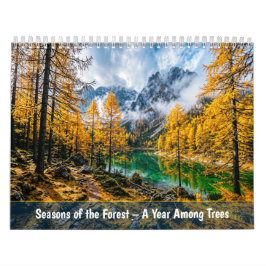 Calendário Estações da Floresta - Um Ano Entre as Árvores
