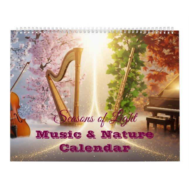 Calendário Estações da Luz – Música & Natureza (Capa)