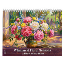 Estações Florais Caprichosas - Um Ano de Arte