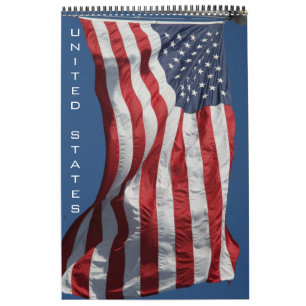 Calendário estados unidos (com localizações) 2025