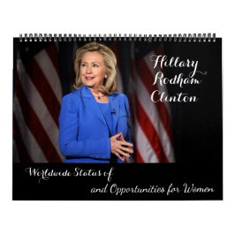 Calendário Estatuto da mulher mundial de Hillary Rodham