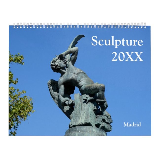 Calendário Estatutos e esculturas de 12 meses (Capa)