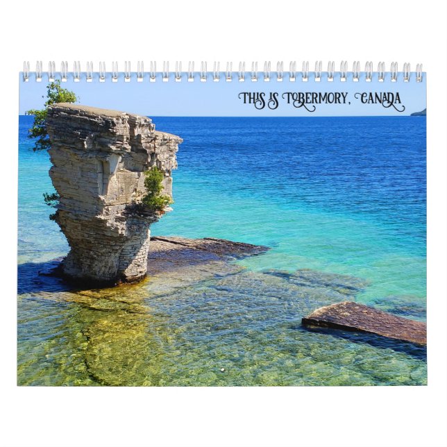 Calendário Este é Tobermory Canada (Capa)