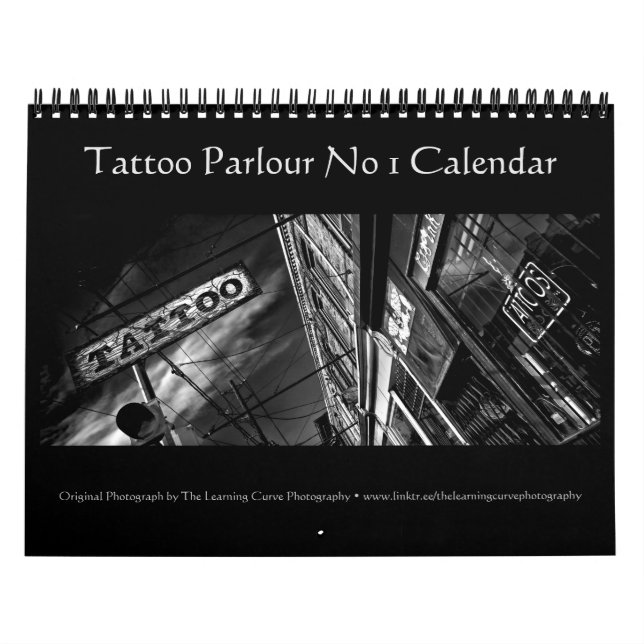Calendário Estúdio de Tatuagem Nº 1 (Capa)