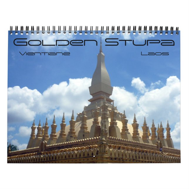 Calendário estupa dourada 2027 (Capa)