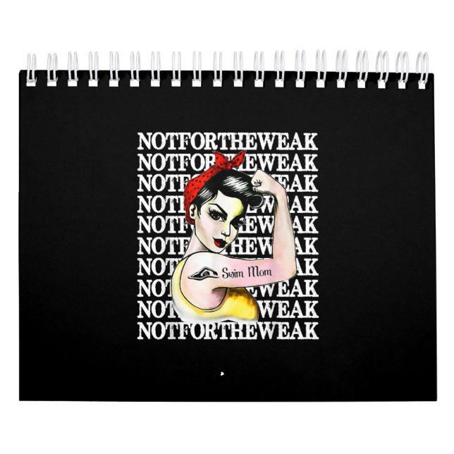 Calendário Eu Adoro Nadar - Natação Mãe Não Fraca (Capa)