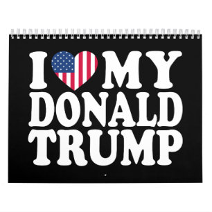 Calendário Eu Corto O Meu Donald Trump Para O Presidente 2024