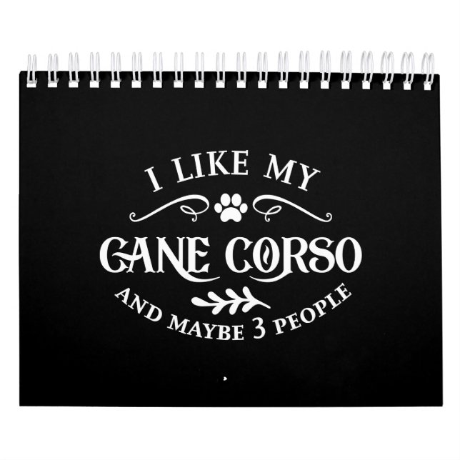 Calendário Eu Gosto Dos Meus Pássaros De Cães Exclusivos De C (Capa)