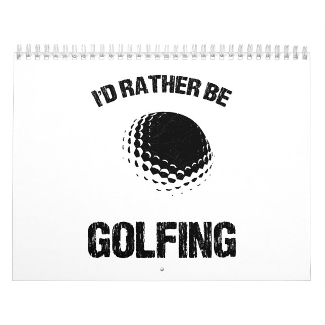 Calendário Eu Preferencialmente De Golfe (Capa)