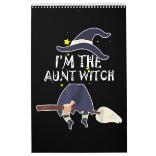 Calendário Eu Sou A Tia Bruxa Figurinos De Halloween