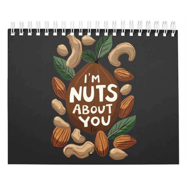 Calendário Eu sou Loucos sobre você - Design Engraçado (Capa)