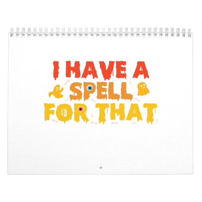 Calendário Eu tenho um Spell para aquele Engraçado Presente d (Capa)