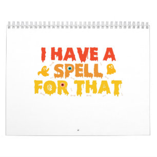 Calendário Eu tenho um Spell para aquele Engraçado Presente d