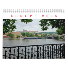 Calendário Europe 2026 calendar
