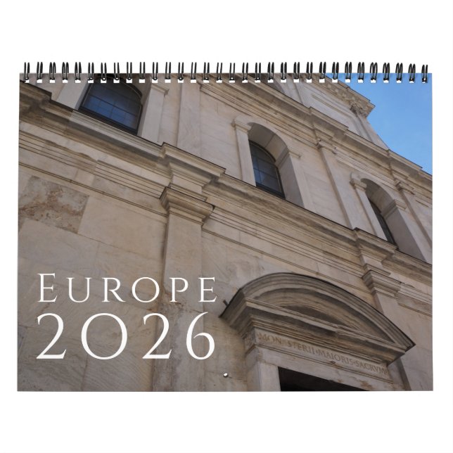 Calendário Europe Calendar (Capa)