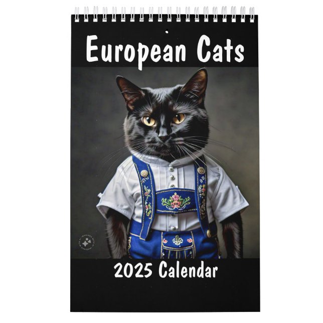 Calendário Europeu dos Gatos (Capa)