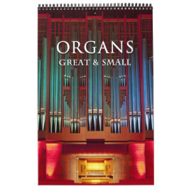 Calendário Excelente dos órgãos e vertical pequeno do