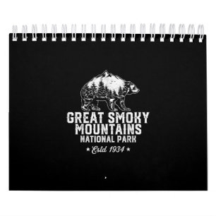 Calendário Excelente Montanha Enfumaçado Parque Nacional Urs