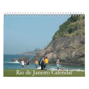 Calendário exclusivo das imagens de Rio de Janeiro