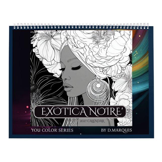 CALENDÁRIO EXOTICA NOIRE' (Capa)