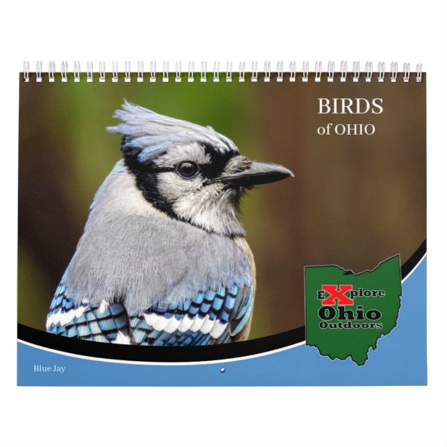 Calendário Explore Ohio Outdoor Birds of Ohio Calendar (Capa)