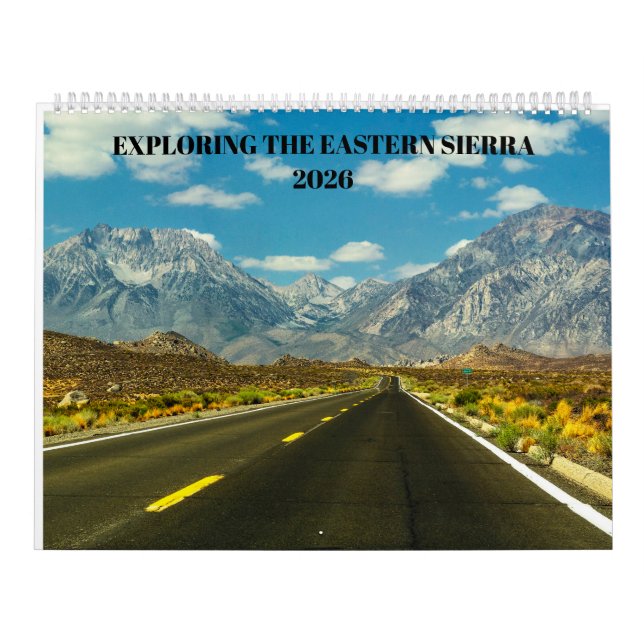 Calendário Exploring the Eastern Sierra 2026 Calendar (Capa)