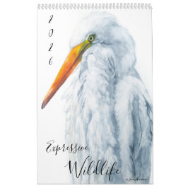 Calendário Expressive Wildlife Calendar