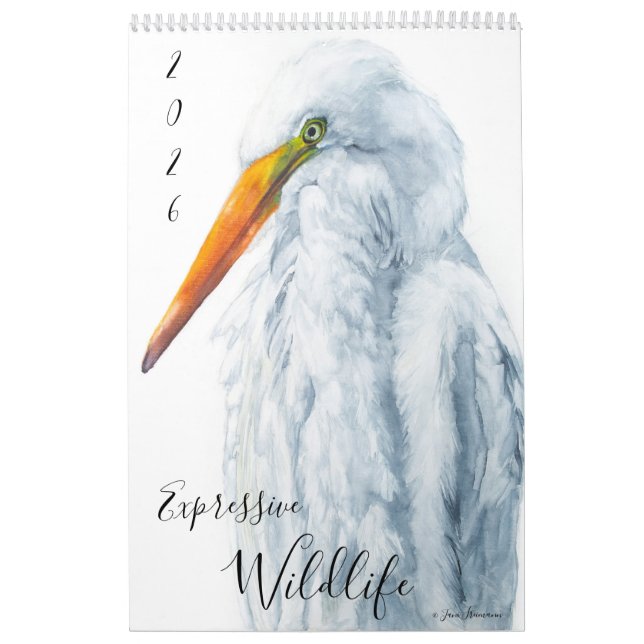 Calendário Expressive Wildlife Calendar (Capa)