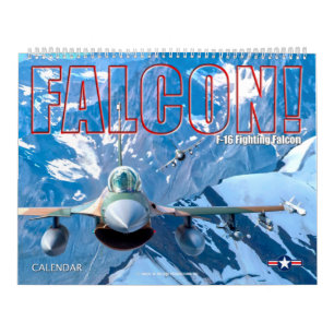 CALENDÁRIO F-16 FALCÃO DE LUTA