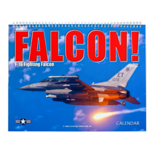 CALENDÁRIO F-16 FALCÃO DE LUTA