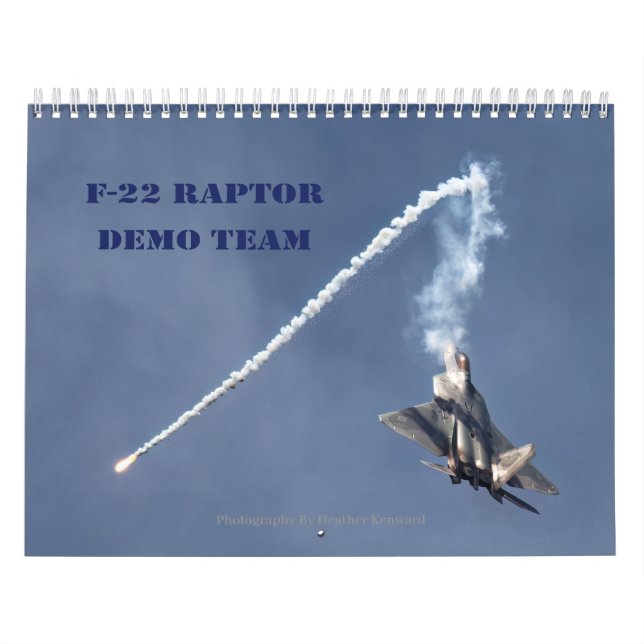 Calendário F-22 Raptor (Capa)