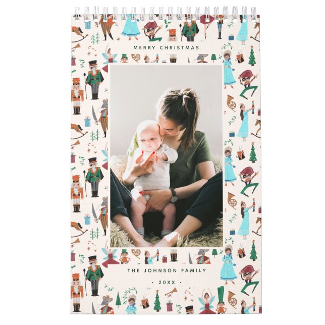 Calendário Fa La Christmas Nutcracker Balé Dancer Photo (Capa)