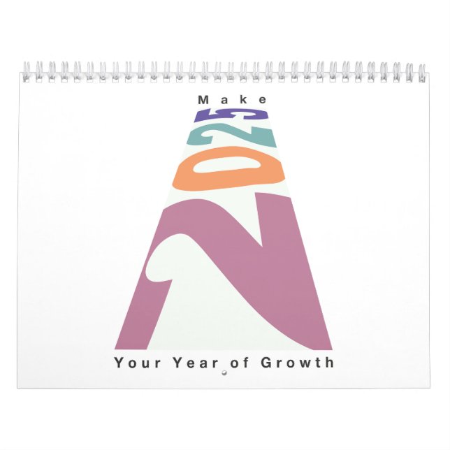 Calendário Faça de 2025 seu ano de crescimento (Capa)