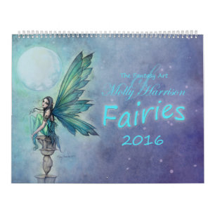 Calendário Fada de 2016 por Molly Harrison Fantasy