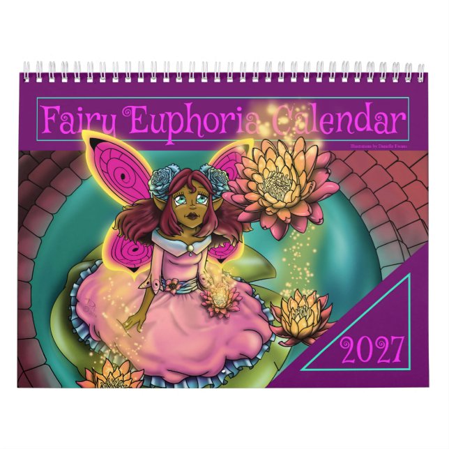 Calendário Fadas Afro-Americanas 2027 (Capa)
